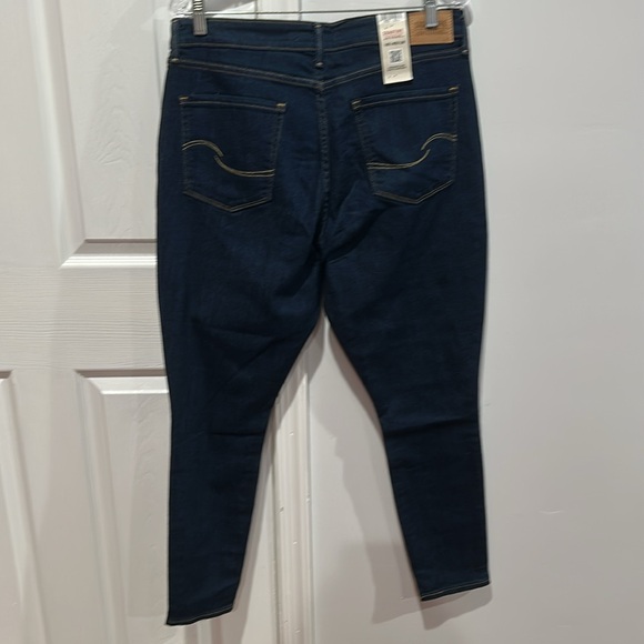 Signature by Levi Strauss Women's Skinny Jeans - Dark Blue - Picture 12 of 16